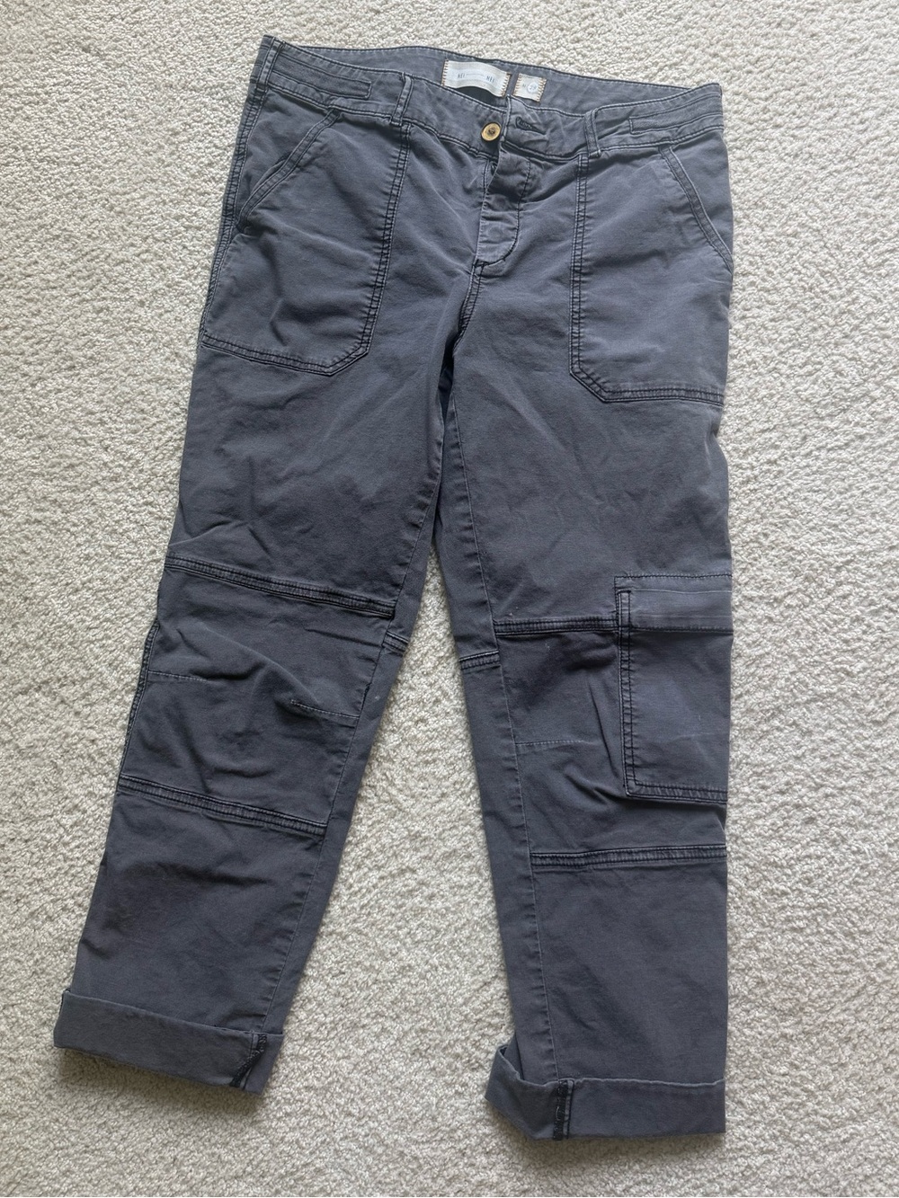 Charcoal Utility Cargo Pants
